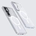 Custodia ibrida bicolore per Samsung Galaxy S26 - Compatibile con MagSafe - Bianca