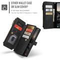 Custodia a Portafoglio Multifunzionale Caseme C30 per Samsung Galaxy S26 Ultra - Nera