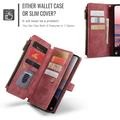 Custodia a Portafoglio Multifunzionale Caseme C30 per Samsung Galaxy S26 Ultra - Rossa