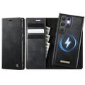 Custodia a portafoglio staccabile 2 in 1 Samsung Galaxy S26 Ultra Caseme C49 - Compatibile con MagSafe, RFID - Nera