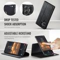 Custodia a portafoglio staccabile 2 in 1 Samsung Galaxy S26 Ultra Caseme C49 - Compatibile con MagSafe, RFID - Nera