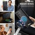 Custodia a portafoglio staccabile 2 in 1 Samsung Galaxy S26 Ultra Caseme C49 - Compatibile con MagSafe, RFID - Nera