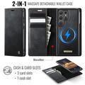 Custodia a portafoglio staccabile 2 in 1 Samsung Galaxy S26 Ultra Caseme C49 - Compatibile con MagSafe, RFID - Nera