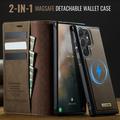 Custodia a portafoglio staccabile 2 in 1 Samsung Galaxy S26 Ultra Caseme C49 - Compatibile con MagSafe, RFID - Caffè