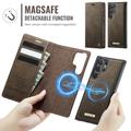 Custodia a portafoglio staccabile 2 in 1 Samsung Galaxy S26 Ultra Caseme C49 - Compatibile con MagSafe, RFID - Caffè