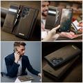 Custodia a portafoglio staccabile 2 in 1 Samsung Galaxy S26 Ultra Caseme C49 - Compatibile con MagSafe, RFID - Caffè