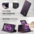 Custodia a portafoglio staccabile 2 in 1 Samsung Galaxy S26 Ultra Caseme C49 - Compatibile con MagSafe, RFID - Viola