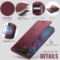 Custodia a portafoglio staccabile 2 in 1 Samsung Galaxy S26 Ultra Caseme C49 - Compatibile con MagSafe, RFID - Rossa