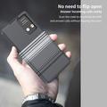 Custodia a libro Smart View per Samsung Galaxy S26 Ultra con motivo a scacchi e scomparto per carte