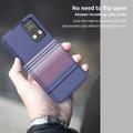 Custodia a libro Smart View con motivo a scacchi e scomparto per carte per Samsung Galaxy S26 Ultra - Viola