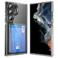 Custodia trasparente con porta carte per Samsung Galaxy S26 Ultra