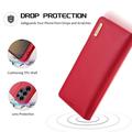 Custodia in Pelle a Portafoglio Dux Ducis Hivo per Samsung Galaxy S26 Ultra - Rossa