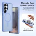 Custodia in pelle a portafoglio con copertura magnetica Dux Ducis Lawa per Samsung Galaxy S26 Ultra - Baby Blue