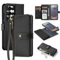 Custodia in pelle a portafoglio con copertura magnetica Dux Ducis Lawa per Samsung Galaxy S26 Ultra