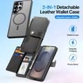 Custodia in pelle a portafoglio con copertura magnetica Dux Ducis Lawa per Samsung Galaxy S26 Ultra