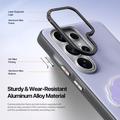 Custodia Samsung Galaxy S26 Ultra Dux Ducis Luvy con anello per le dita e cinturino per la mano - Viola / Conchiglia