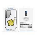 Custodia per Samsung Galaxy S26 Ultra Dux Ducis Luvy con anello per le dita e cinturino per la mano - Bianco / Stella