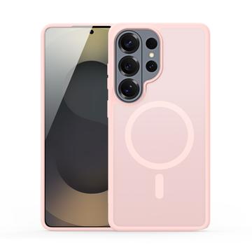 Custodia ibrida per Samsung Galaxy S26 Ultra Dux Ducis Yind - Compatibile con MagSafe - Rosa Chiaro