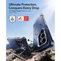 Custodia ibrida MagSafe Samsung Galaxy S26 Ultra ESR Cyber Tough Kickstand - Blu