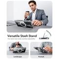 Custodia MagSafe per Samsung Galaxy S26 Ultra ESR HaloLock Classic Hybrid Kickstand - trasparente