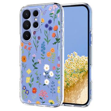 Custodia in TPU con motivo floreale per Samsung Galaxy S26 Ultra