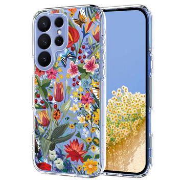 Custodia in TPU con motivo floreale per Samsung Galaxy S26 Ultra - Gigli