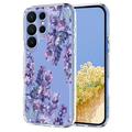 Custodia in TPU con motivo floreale per Samsung Galaxy S26 Ultra - Glicine