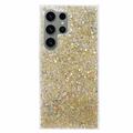 Custodia in TPU Samsung Galaxy S26 Ultra Glitter Flakes - Color Oro