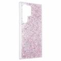 Custodia in TPU Samsung Galaxy S26 Ultra Glitter Flakes - Rosa
