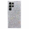 Custodia in TPU Samsung Galaxy S26 Ultra Glitter Flakes - Color Argento