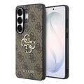 Custodia Ibrida Guess 4G Big Metal Logo per Samsung Galaxy S26 Ultra - Marrone