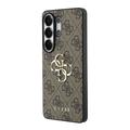 Custodia Ibrida Guess 4G Big Metal Logo per Samsung Galaxy S26 Ultra - Marrone