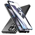 Custodia magnetica Samsung Galaxy S26 Ultra con protezione dello schermo in vetro temperato - Compatibile con MagSafe - Nero
