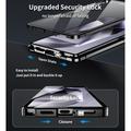 Custodia magnetica Samsung Galaxy S26 Ultra con protezione dello schermo in vetro temperato - Compatibile con MagSafe - Nero