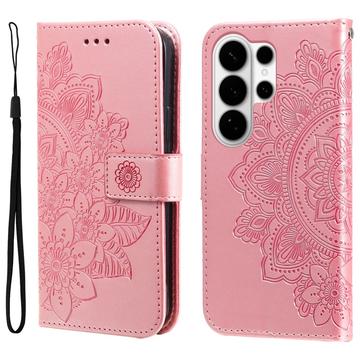Custodia a portafoglio per Samsung Galaxy S26 Ultra serie Mandala - Rosa