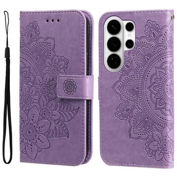 Custodia a portafoglio per Samsung Galaxy S26 Ultra serie Mandala - Viola
