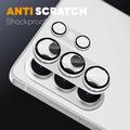 Samsung Galaxy S26 Ultra Northjo Protezione completa in metallo opaco e vetro temperato Protezione della lente della fotocamera - Argento