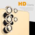 Set di protezioni per la fotocamera con strass per Samsung Galaxy S26 Ultra Northjo - Color Oro