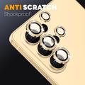 Set di protezioni per la fotocamera con strass per Samsung Galaxy S26 Ultra Northjo - Color Oro