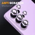 Set di protezioni per la fotocamera con strass per Samsung Galaxy S26 Ultra Northjo - Viola