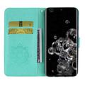 Samsung Galaxy S26 Ultra Custodia portafoglio con strass gufo