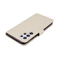 Samsung Galaxy S26 Ultra Custodia portafoglio con strass gufo - Oro