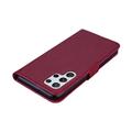 Custodia per portafoglio Samsung Galaxy S26 Ultra con strass di gufo - Rossa