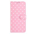 Custodia a portafoglio per Samsung Galaxy S26 Ultra con motivo a pois - Rosa