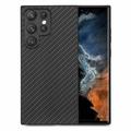 Custodia premium per Samsung Galaxy S26 Ultra con finitura in fibra di carbonio - Nera