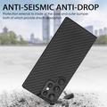Custodia premium per Samsung Galaxy S26 Ultra con finitura in fibra di carbonio - Nera