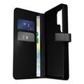 Custodia a portafoglio con 2 slot per carte Samsung Galaxy S26 Ultra Puro - Nera