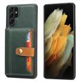 Custodia in Stile Retrò con Portafoglio per Samsung Galaxy S26 Ultra