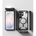 Custodia ibrida Ringke Fusion X MagSafe per Samsung Galaxy S26 Ultra - Nera
