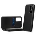 Custodia Samsung Galaxy S26 Ultra Smart Clear View con slot per schede - Nero